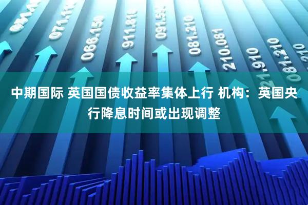 中期国际 英国国债收益率集体上行 机构：英国央行降息时间或出现调整