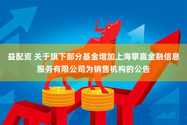 益配资 关于旗下部分基金增加上海攀赢金融信息服务有限公司为销售机构的公告