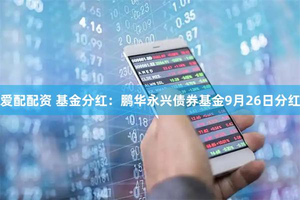 爱配配资 基金分红：鹏华永兴债券基金9月26日分红